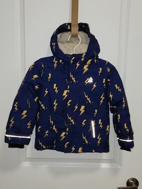 Ripzone Toddler Winter Jacket 4T | Sherpa-Lined Hood | EUC ⚡